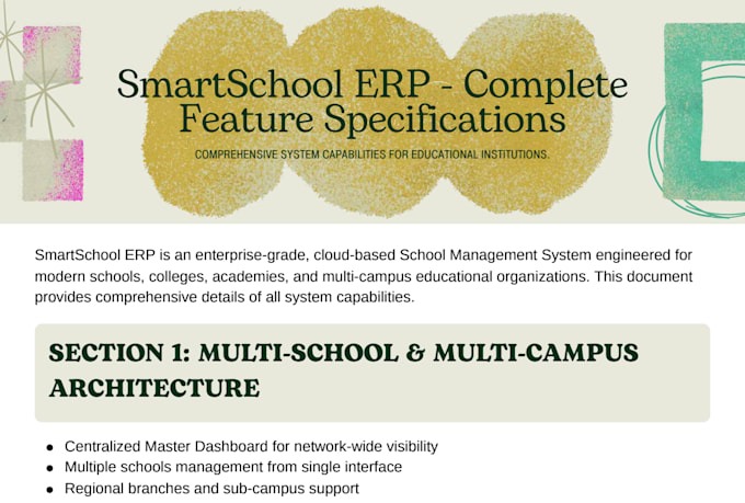 build multi tenant school erp with biometric attendance